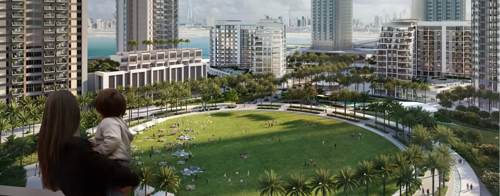 Parque en Dubai Creek Harbour