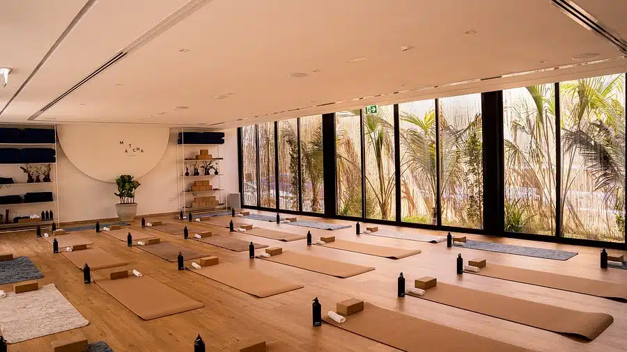 Cafetería de matcha en Dubái